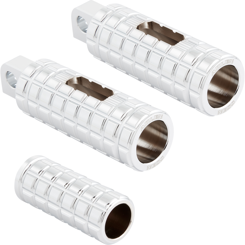 Cush Male Mount Footpegs Chrome