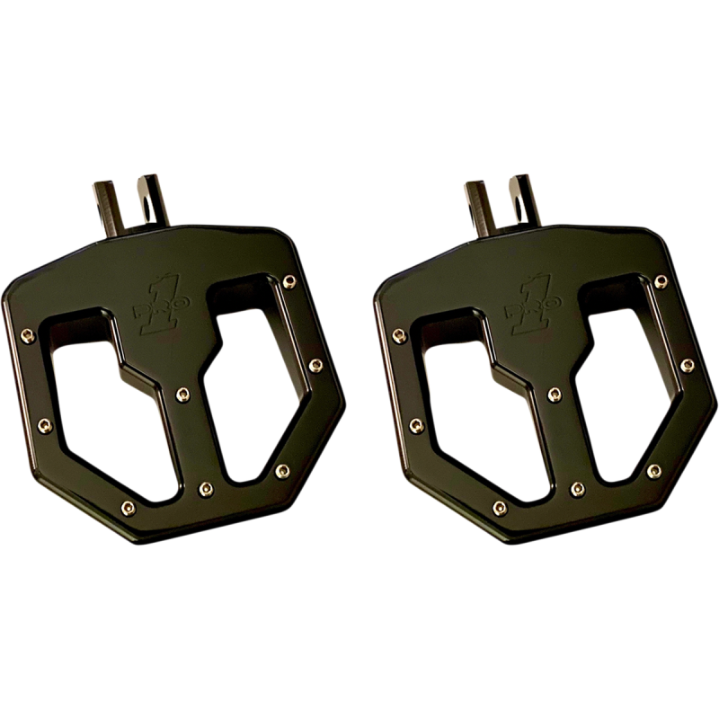 BMX Billet Footpegs M-Eight Black