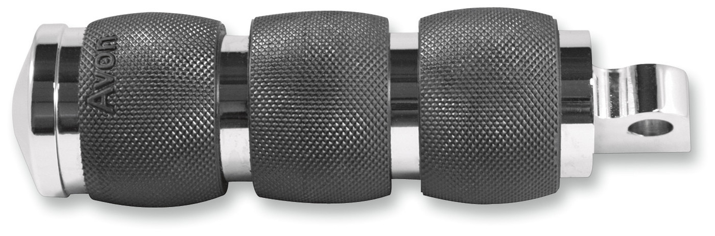 Male-Mount Footpegs 3-Ring Air Cushioned Chrome