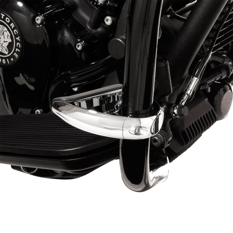 Engine Guard Toe Rests - Chrome