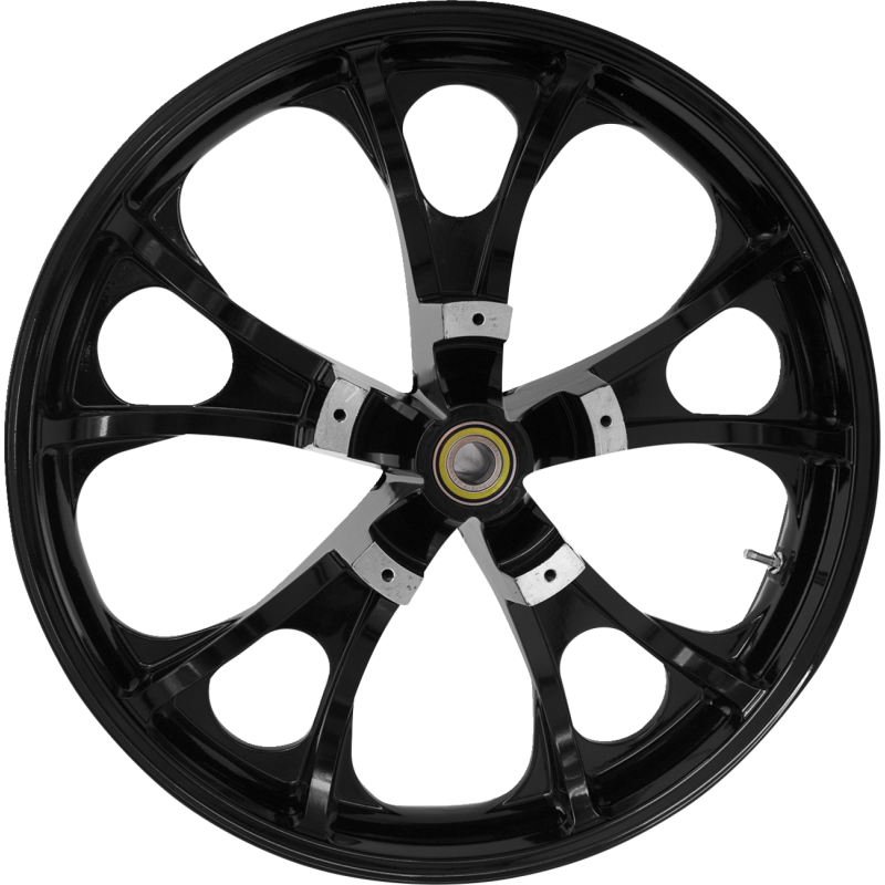 Largo Precision-Cast 3D Front Wheel - Solid Black