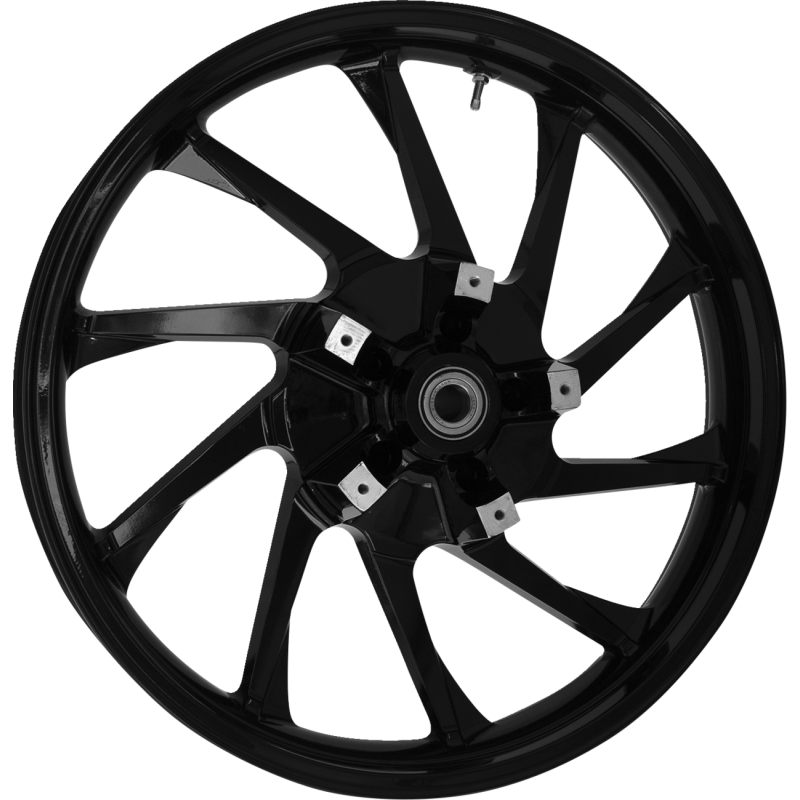 Hurricane Precision-Cast Custom 3D Front Wheel - Black Cut