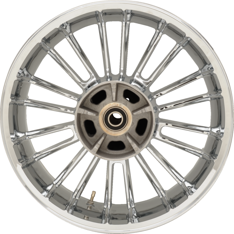 Atlantic Precision-Cast 3D Rear Wheel - Chrome