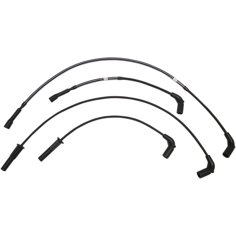 Braided Spark Plug Wires Black Pearl