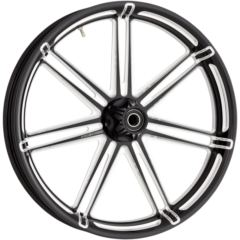 Arlen Ness Forged Billet Front Rim, 21" x 3.5", 7 Valve Black