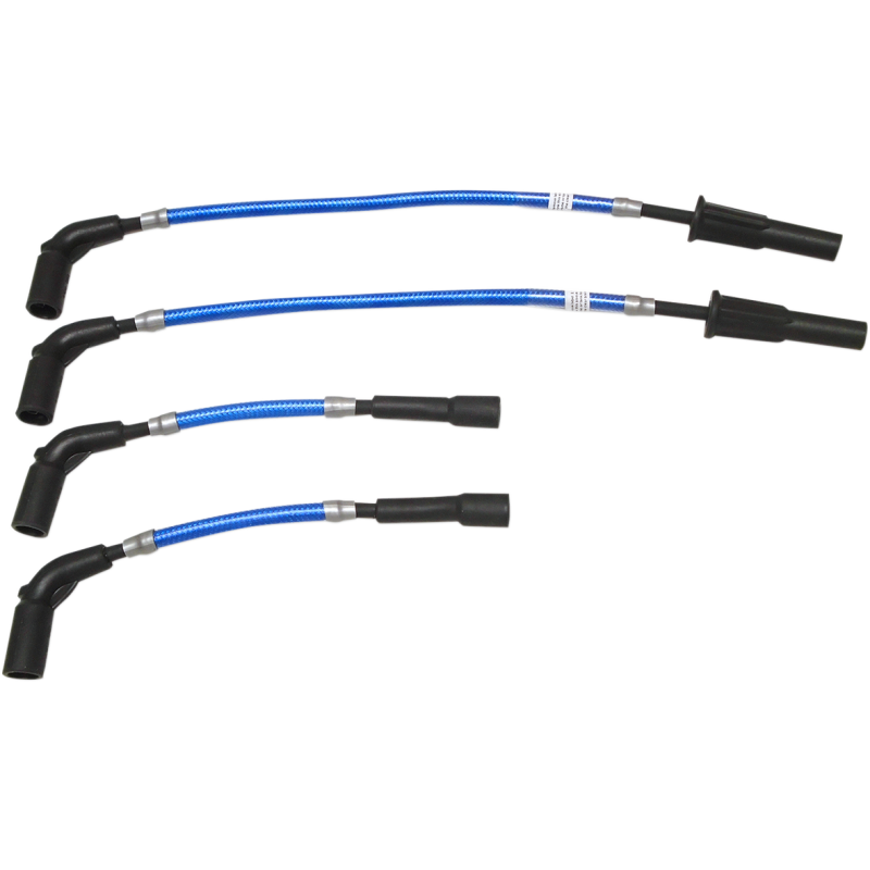 Braided Spark Plug Wires Blue