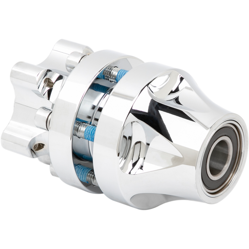 Front Hub Kit, Chrome, for 08-17 FXD/B/C/L single disc