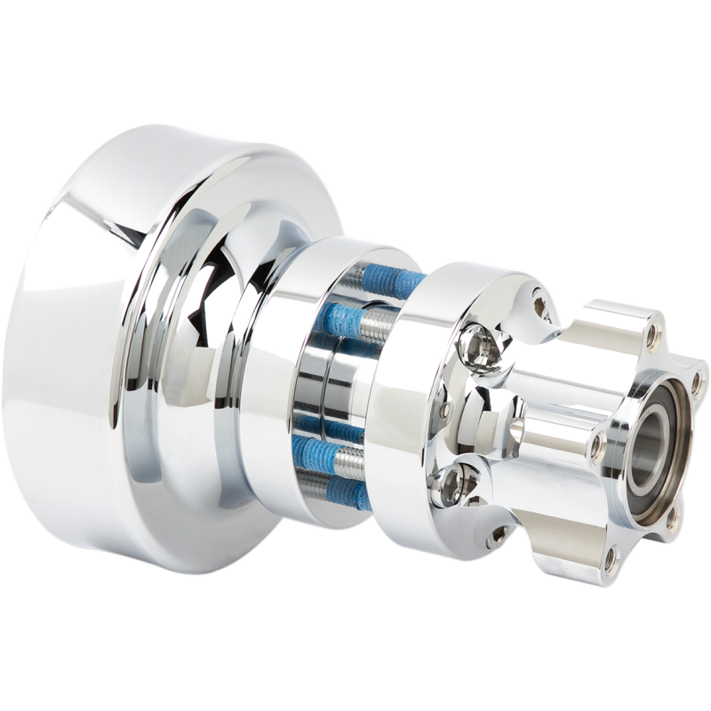 Rear Hub Kit, Chrome, for 09-25 FLHT/FLHR/FLHX/FLHXU/FLTRX/FLTRU