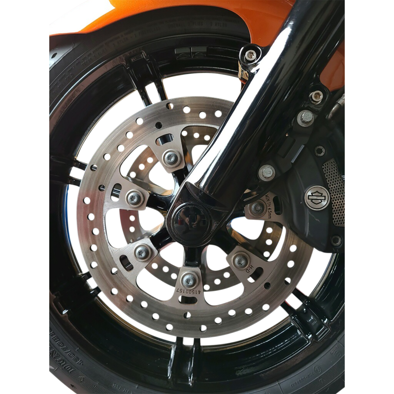 Flush-Mount Front Axle - Black End Caps