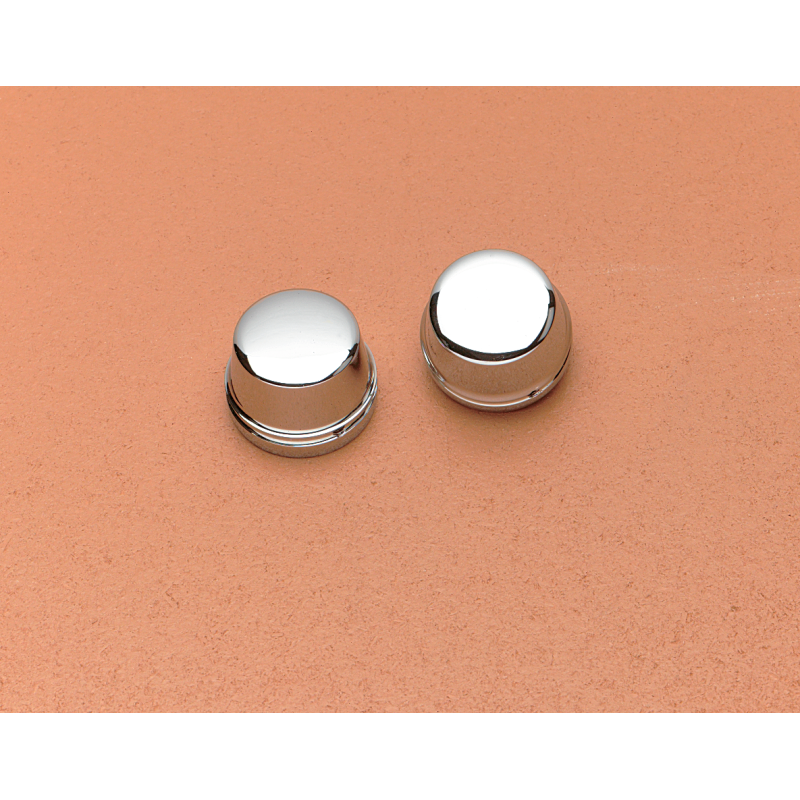 Axle Caps Front Chrome