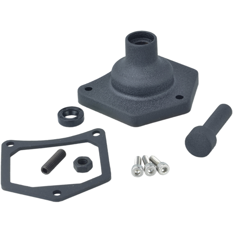 Solenoid End Cover Button Black Wrinkle (Offset 1.2/1.4kW)