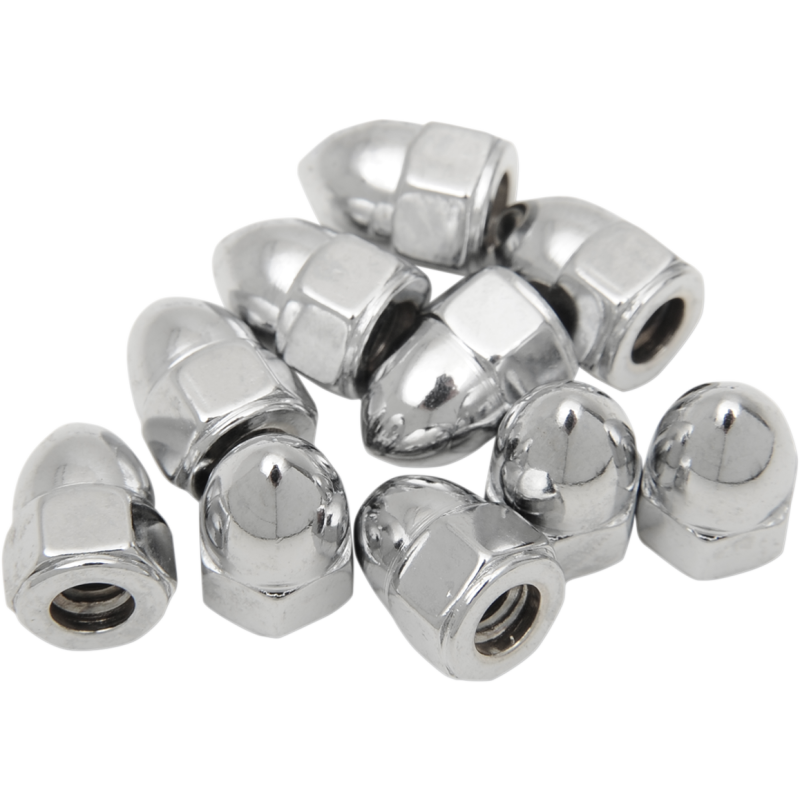 Chrome Acorn Nut 10-24