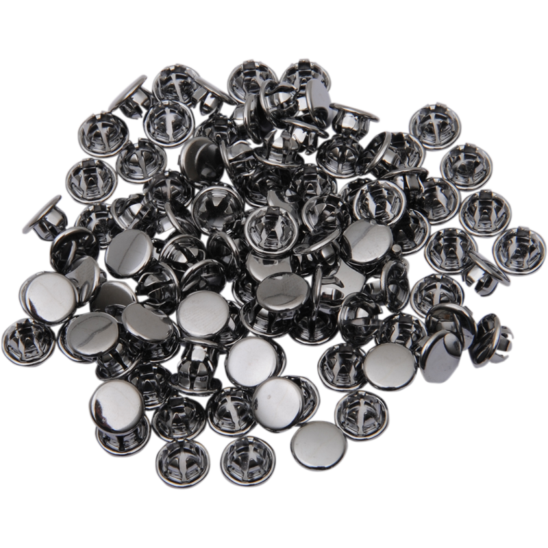 Drag Specialties Chrome Steel End Plugs for Allen-Head Bolts