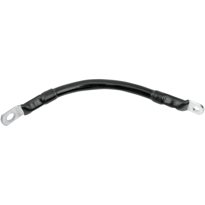 Solid Black Battery Cable 8"