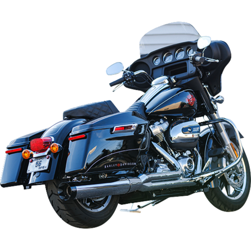 Sidewinder 2-Into-1 50-State Exhaust System - Chrome