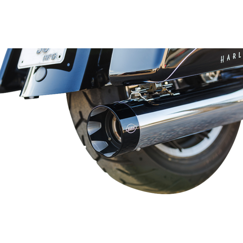 Sidewinder 2-Into-1 50-State Exhaust System - Chrome
