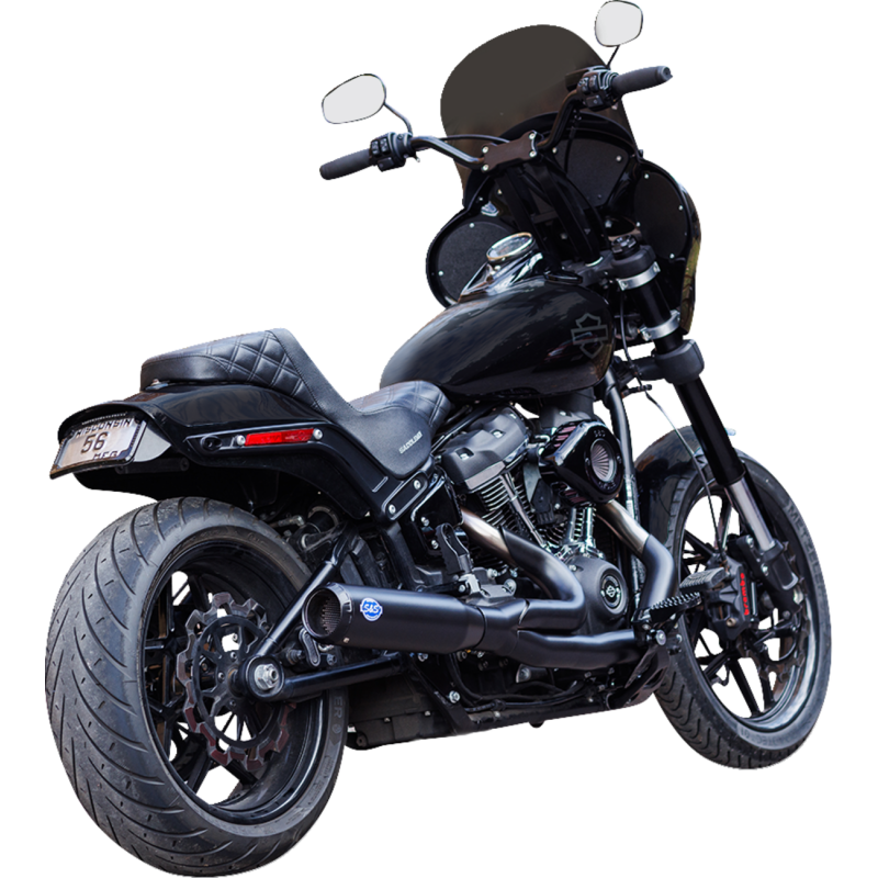 Qualifier 2-Into-1 Exhaust System - Guardian Black