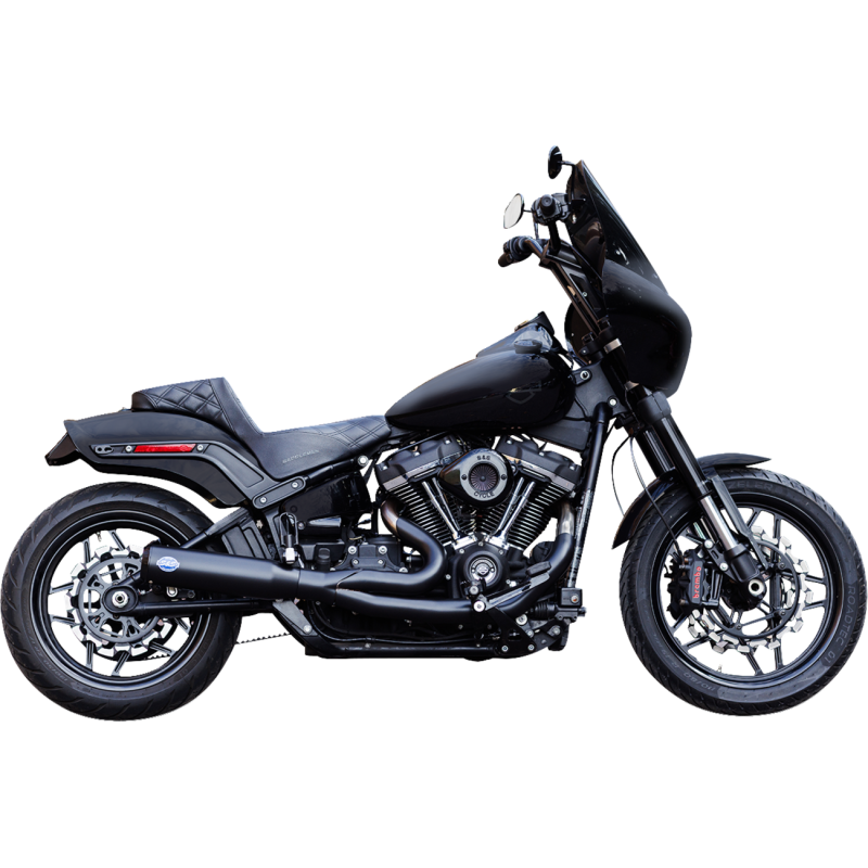 Qualifier 2-Into-1 Exhaust System - Guardian Black