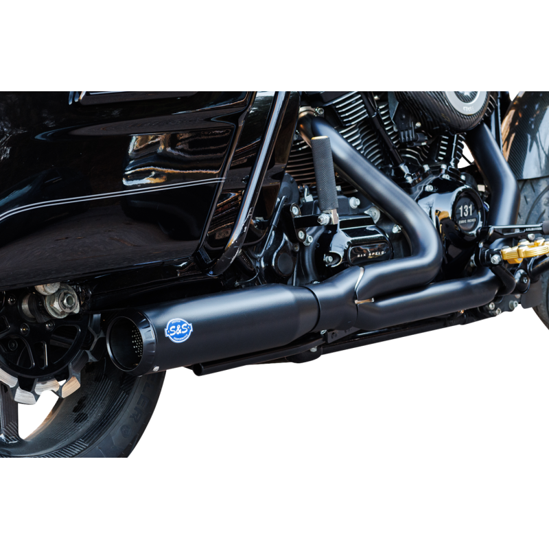 Qualifier 2-Into-1 Exhaust System - Guardian Black
