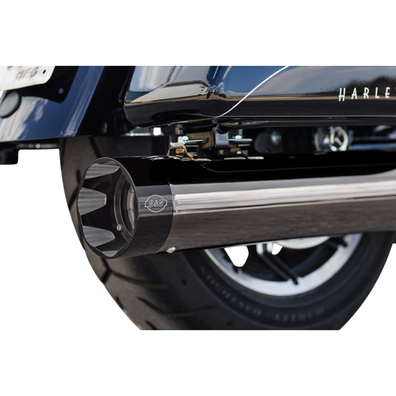 Sidewinder Lava Chrome 2-Into-1 Exhaust - 50-State