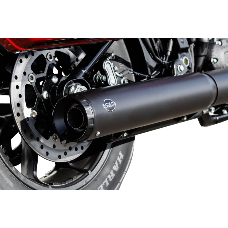 Grand National Slip-On Mufflers - Guardian Black