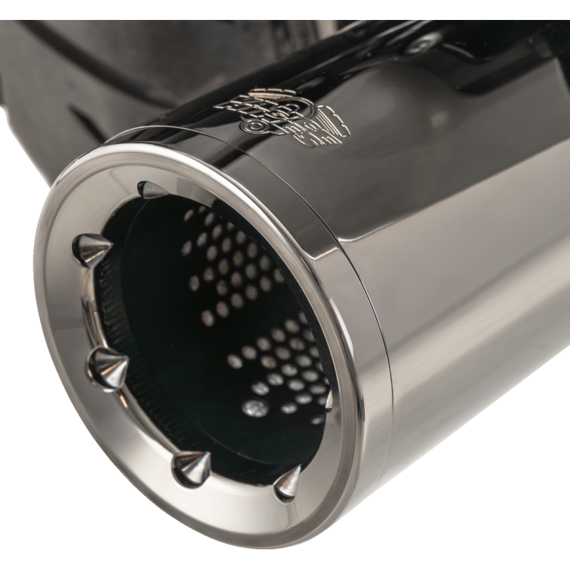 Vance & Hines 4 1/2" Hi-Output Slip-On Mufflers - Dark Chrome