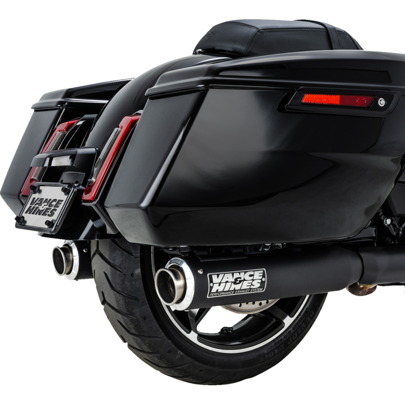 Vance & Hines 4" Supersport Slip-On Mufflers - Black