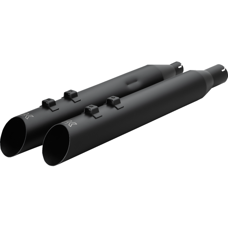 4" HP Plus® Slip On Mufflers - Slash up, ripper baffle, black