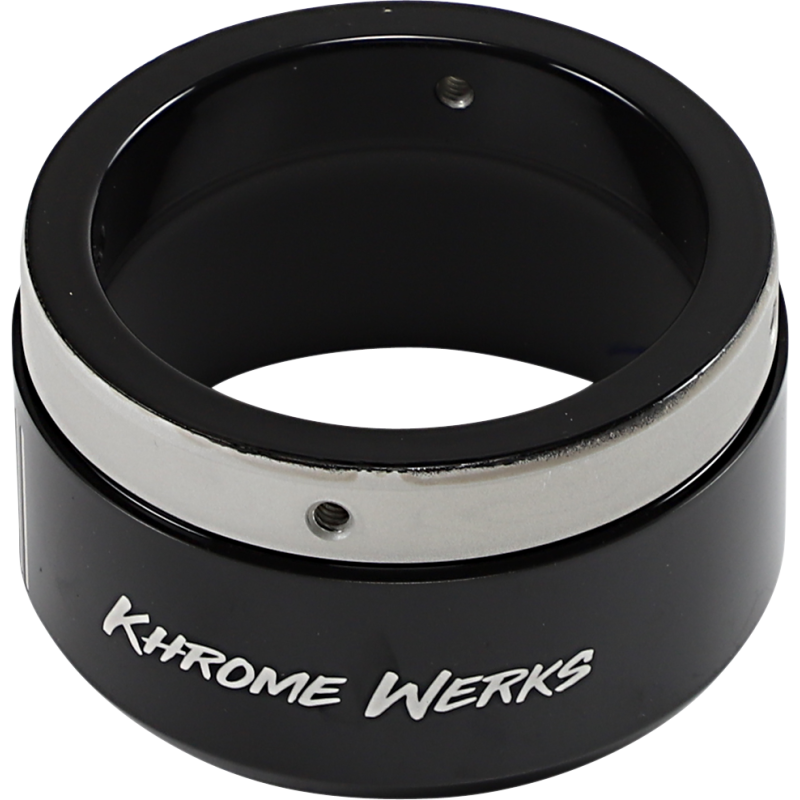 End Caps - Klassic, black powdercoated, left