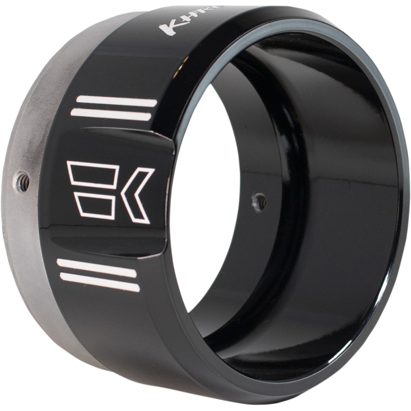 End Caps - Klassic, black powdercoated, left