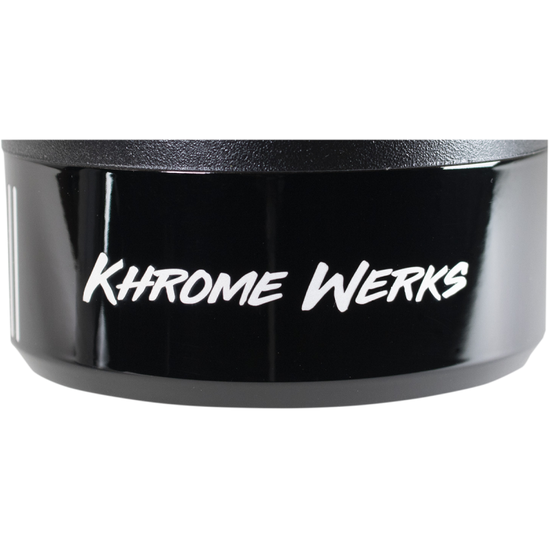 End Caps - Klassic, black powdercoated, right