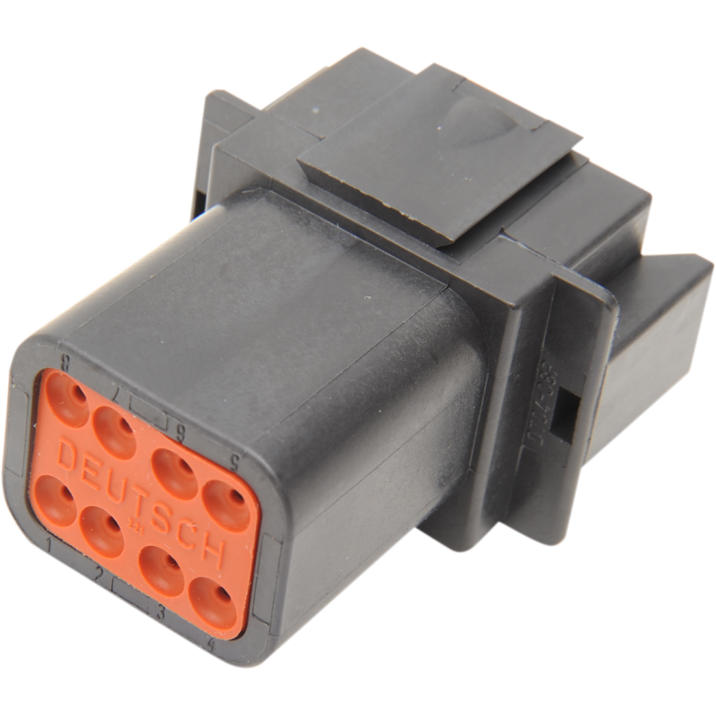 Black 8-Pin Receptacle
