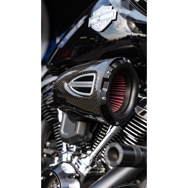 Performance Machine C4 Series Carbon Fiber Air Cleaner