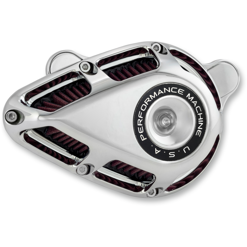 Performance Machine Jet Air Cleaner, Chrome