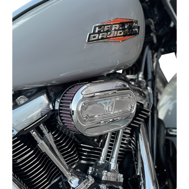 Oval Air Cleaner - Chrome