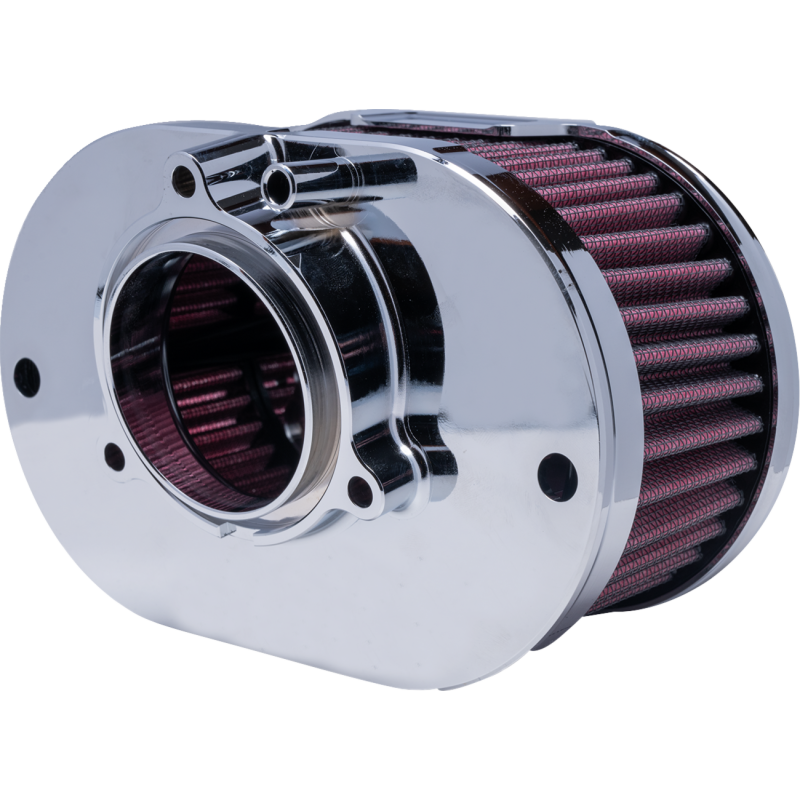 Oval Air Cleaner - Chrome