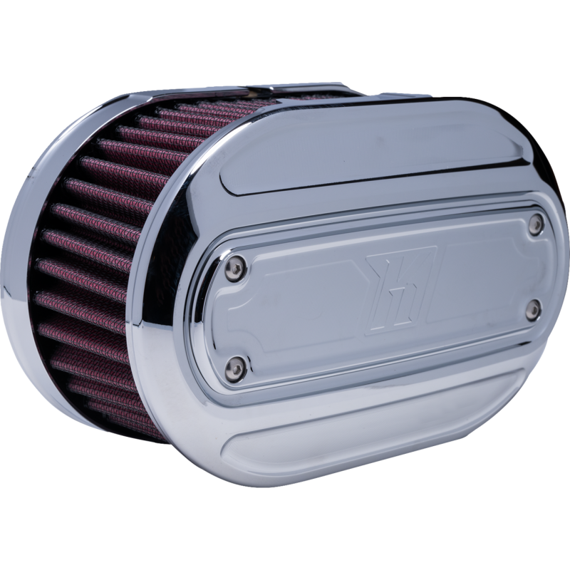 Oval Air Cleaner - Chrome