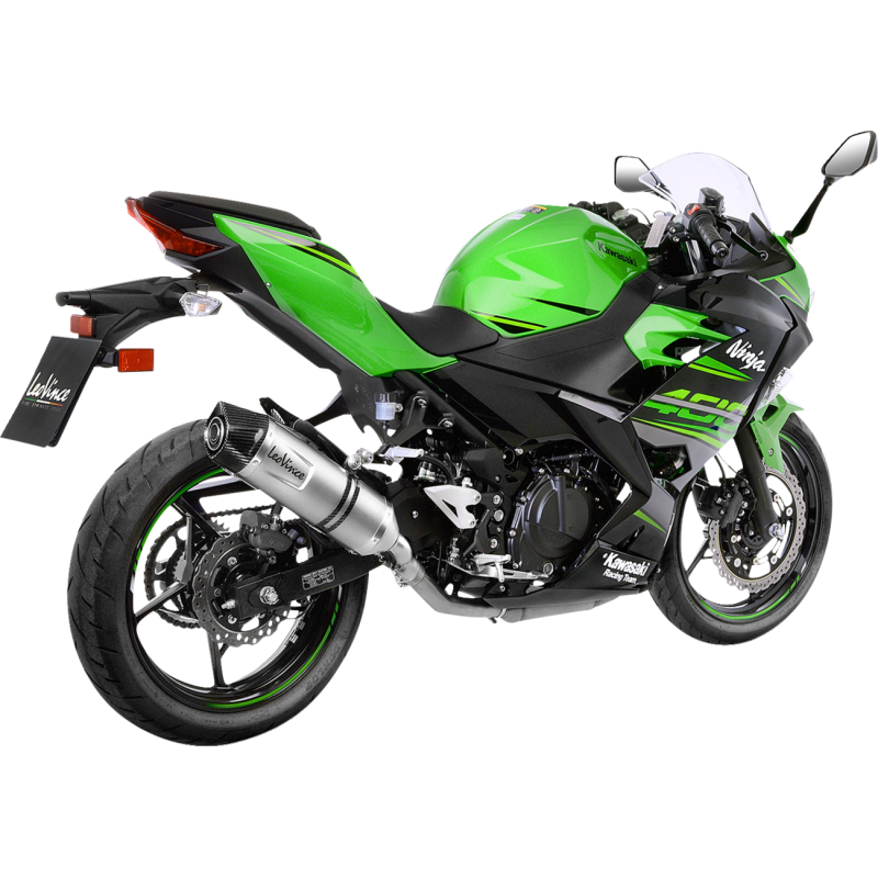 LV One EVO Slip-On, Stainless steel, Kawasaki Ninja 400/500 & Z400/500