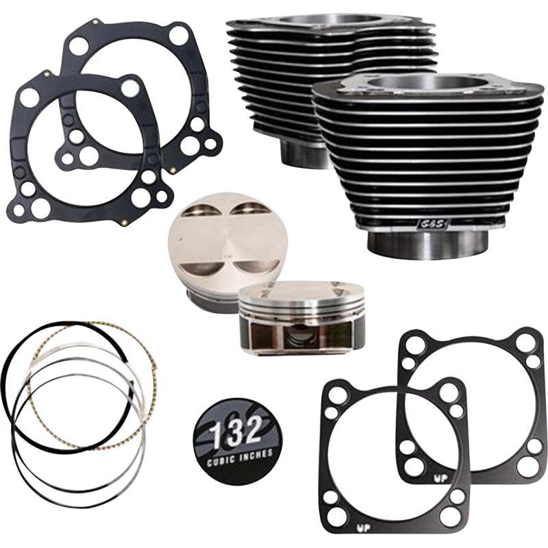 S&S Cycle 132" Big Bore Kits for M-Eight 114"/117" Engines