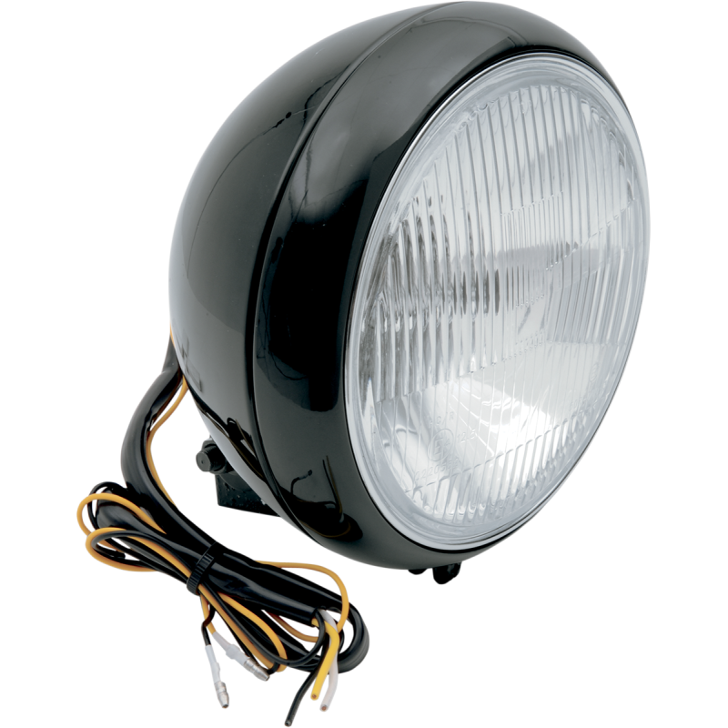 7" Headlight Assembly - Gloss Black