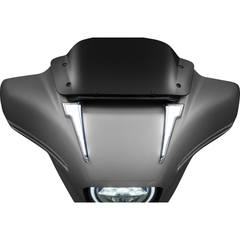 Ciro QUILL LED Fairing Lights - Chrome