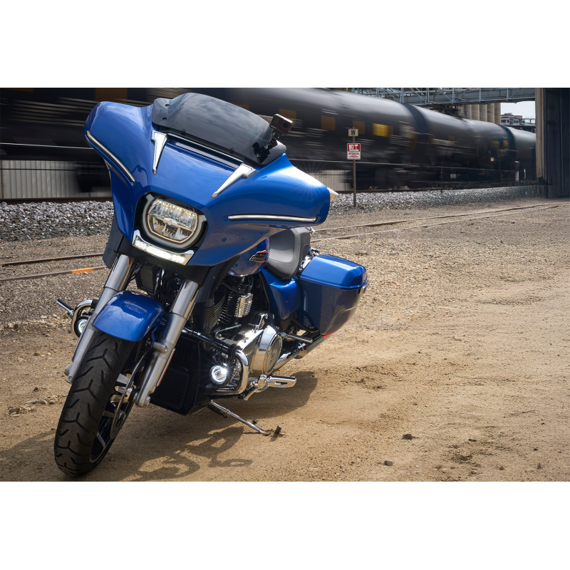 Ciro QUILL LED Fairing Lights - Chrome