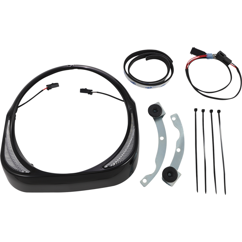 Fang Headlight Bezel Gloss Black (Run only)