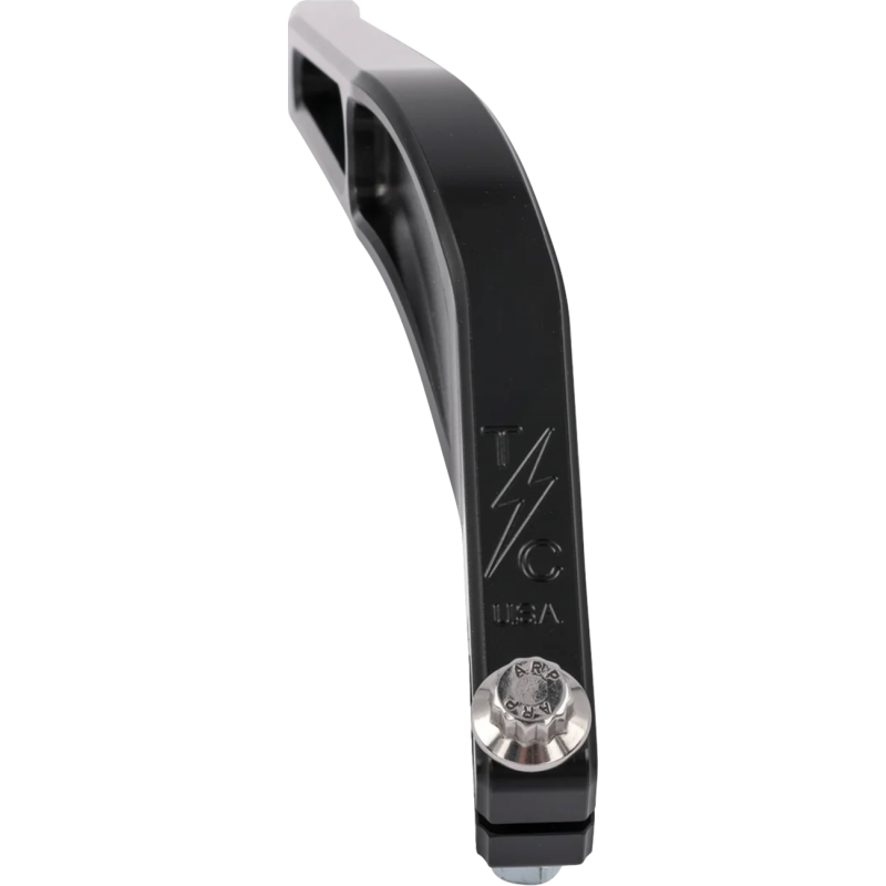 Thrashin Shift Lever - Black, 1" Shorter (Softail with Mid Controls)