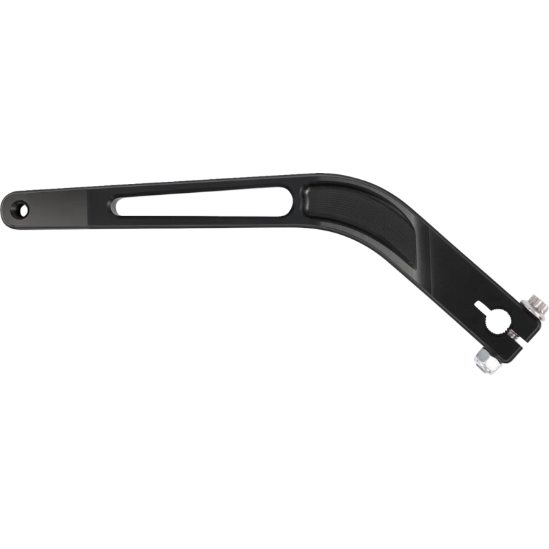 Thrashin Shift Lever - Black, 1" Shorter (Softail with Mid Controls)