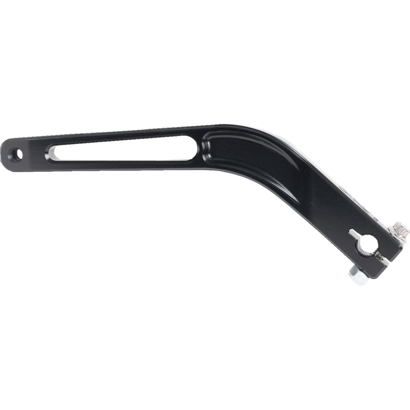 Thrashin Shift Lever - Black, 1" Shorter (Softail with Mid Controls)