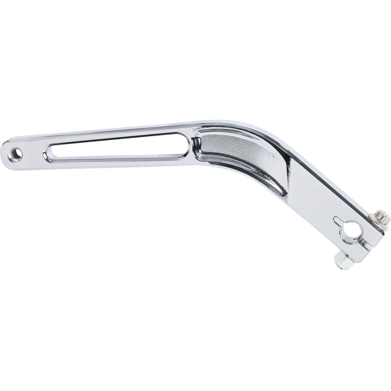 Thrashin Shift Lever - Chrome, 1" Shorter (Softail with Mid Controls)