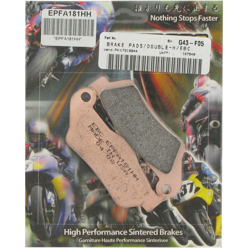 EBC EPFA Extreme Performance Pro Front Brake Pads 1721-0844