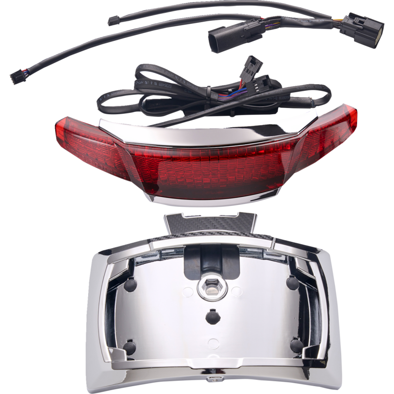 Lightstrike Taillight Chrome/Red (Amber/Red)
