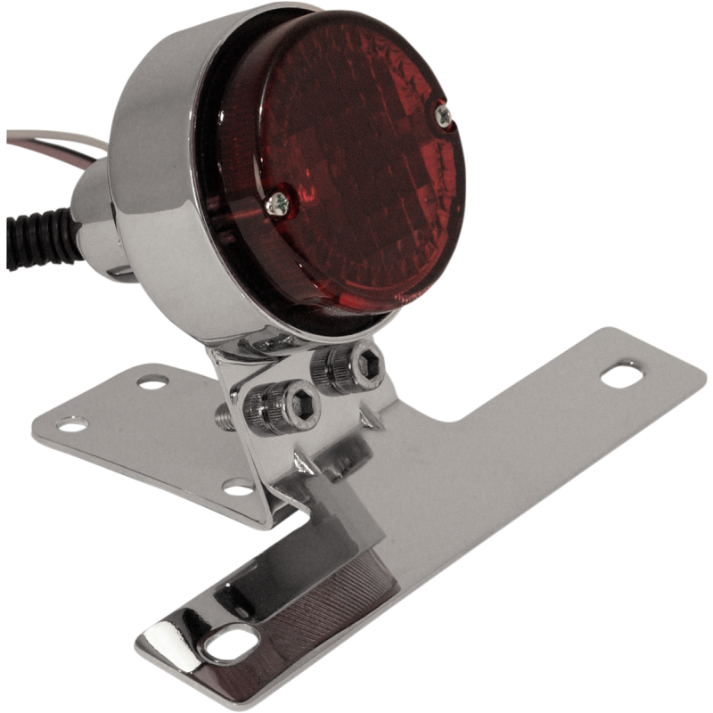 Emgo Classic 2 1/4 inch Taillight with License Plate Mount